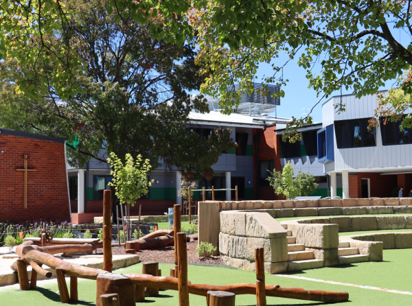 Emmaus school courtyard