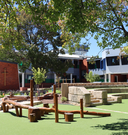 Emmaus school courtyard
